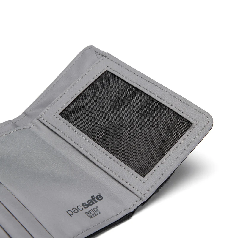 pacsafe RFIDsafe Trifold Wallet - Cartera 6 cc 11.5 cm (jet black)