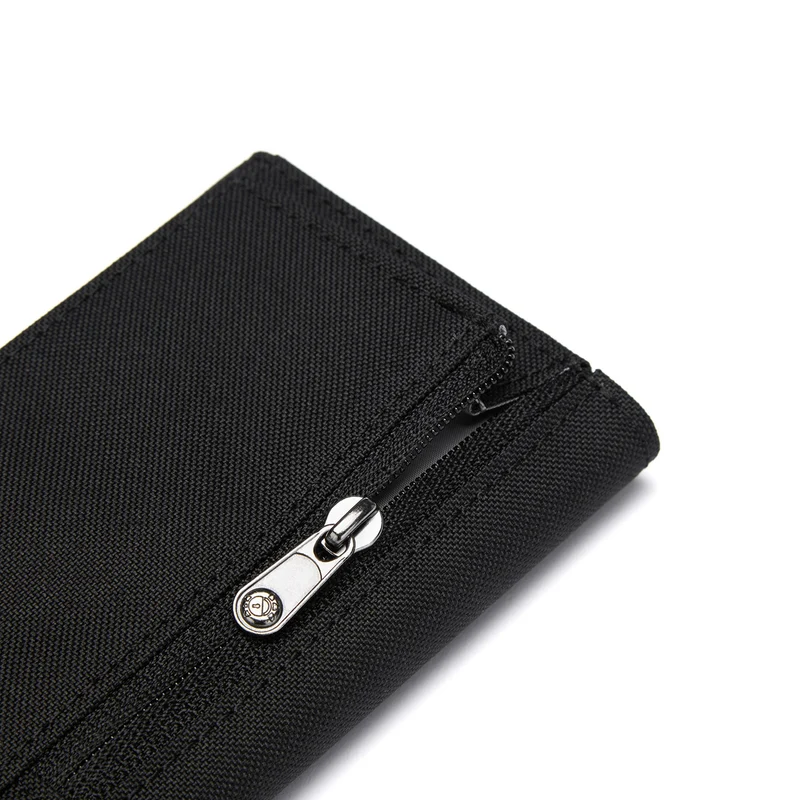 pacsafe RFIDsafe Trifold Wallet - Cartera 6 cc 11.5 cm (jet black)