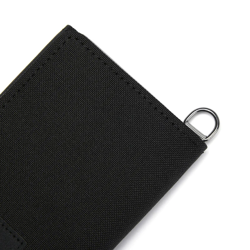 pacsafe RFIDsafe Trifold Wallet - Cartera 6 cc 11.5 cm (jet black)