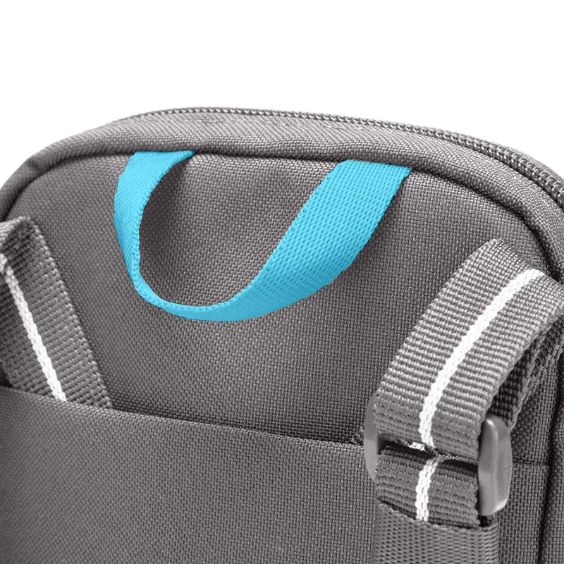 pacsafe RFIDsafe Tech Crossbody - Bandolera 22 cm (color: piedra)