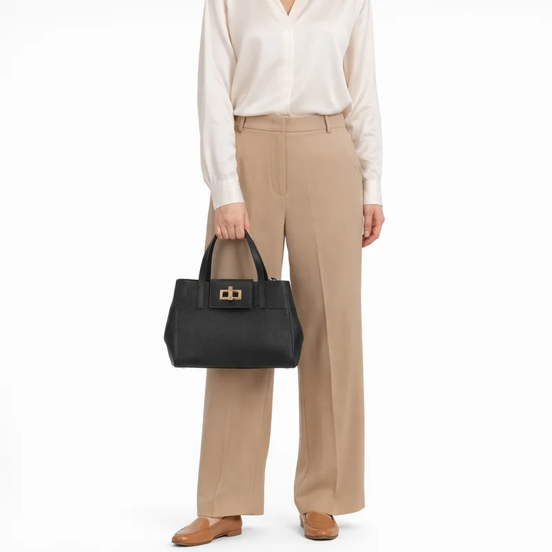 Furla Amelia Tote - Bolso de mano M (nero)