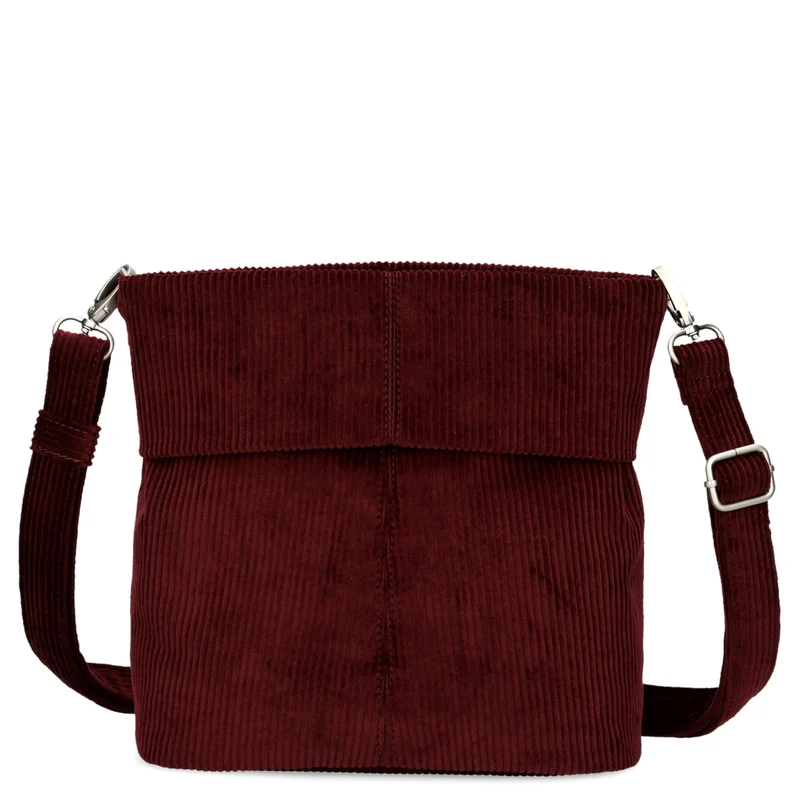 zwei Mademoiselle M8 - Bolso de hombro 25 cm (cord-bordeaux)