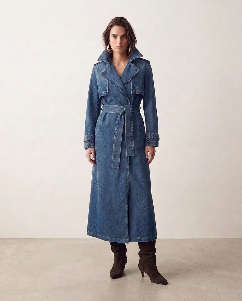Cappotto in jeans