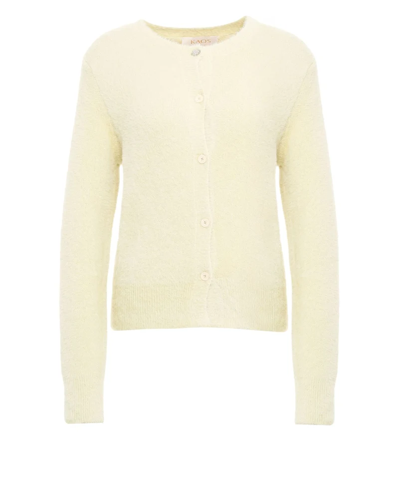 Cardigan con dettaglio bottone