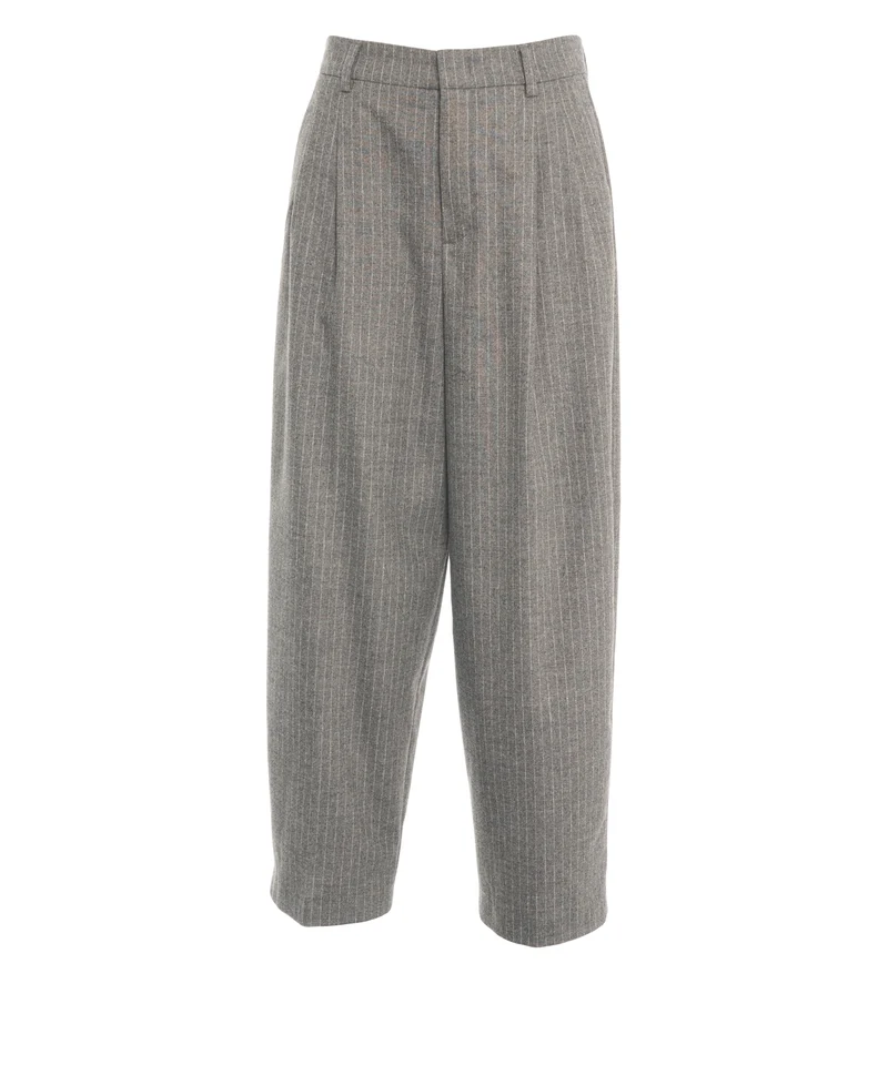 Pantaloni a gessato 'Noa Crop'