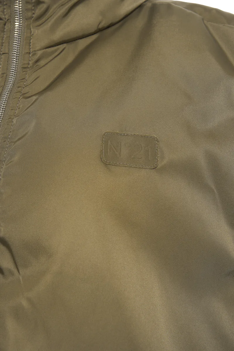 Gilet con collo alto