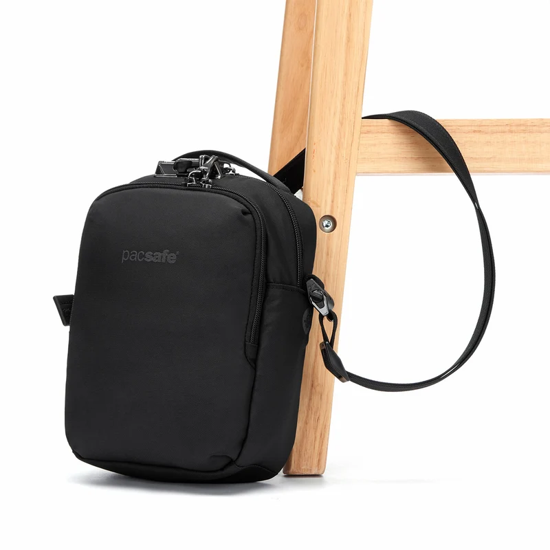 pacsafe V Companion Crossbody - Bandolera 23 cm (negro azabache)