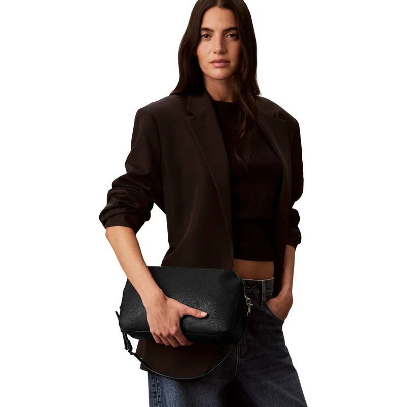 Calvin Klein Webbing Camera Bag - Bolso bandolera (black)