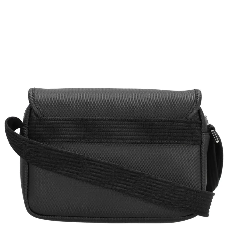 Lacoste Men's Classic - Bandolera 22.5 cm (noir)