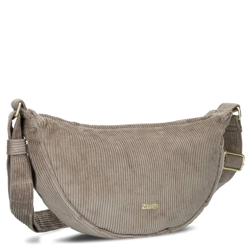 zwei Mademoiselle M50 - Bolso bandolera 32 cm (cord-mocca)