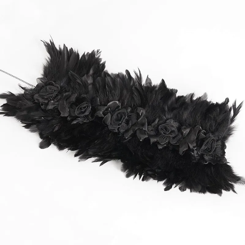 Unisex Gothic Federkragen