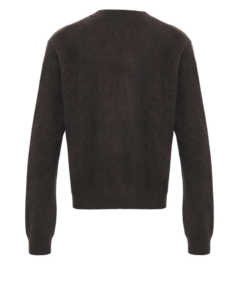 Cardigan in cashmere 'Brushed'