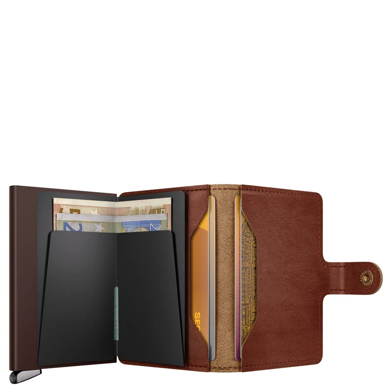Secrid Premium Basco Miniwallet - Cartera RFID 6.5 cm (whiskey+)