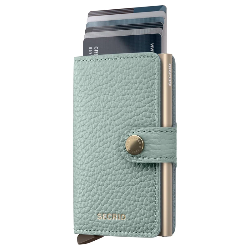Secrid Miniwallet Pebble - Cartera 6cc 10.2 cm RFID (sea green)