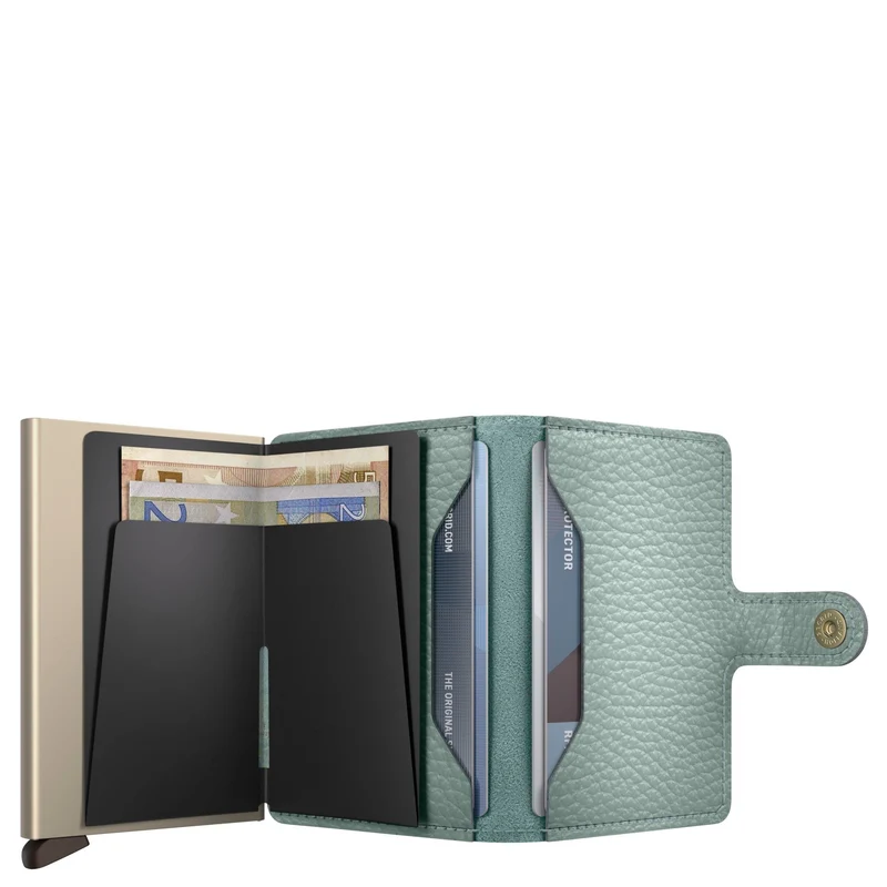 Secrid Miniwallet Pebble - Cartera 6cc 10.2 cm RFID (sea green)