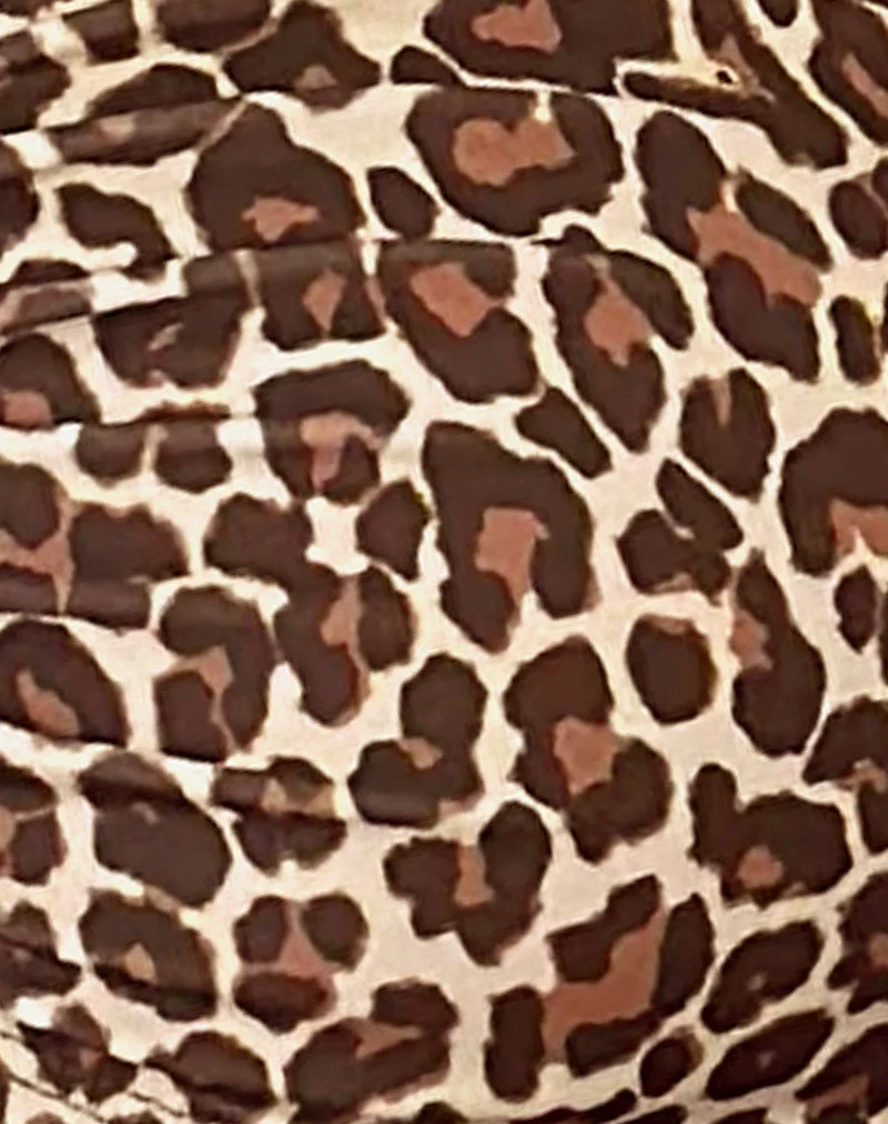 Sorawa Bikini-Oberteil in Rar Leopard