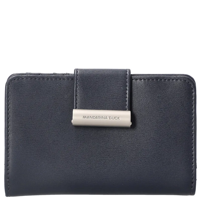 Mandarina Duck Hera 3.0 - Cartera con botón a presión 14 cm (dress blue)