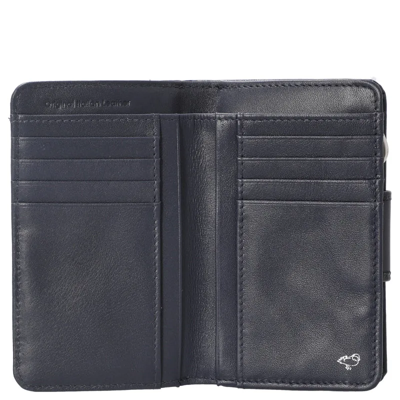 Mandarina Duck Hera 3.0 - Cartera con botón a presión 14 cm (dress blue)