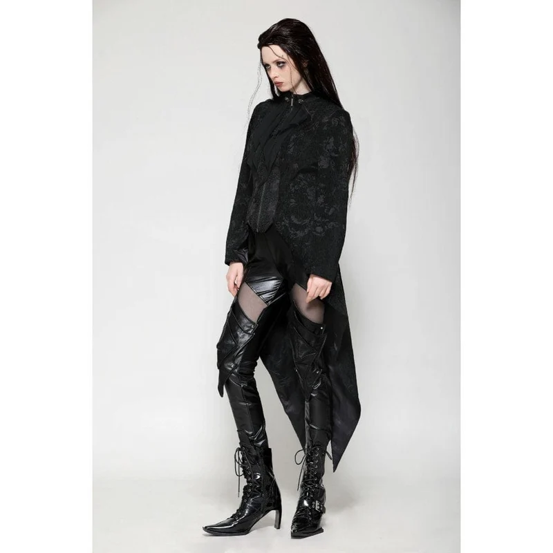 Vintage Gothic Schwalbenschwanzjacke für Damen