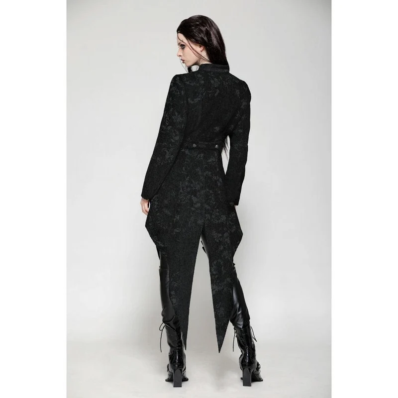 Vintage Gothic Schwalbenschwanzjacke für Damen