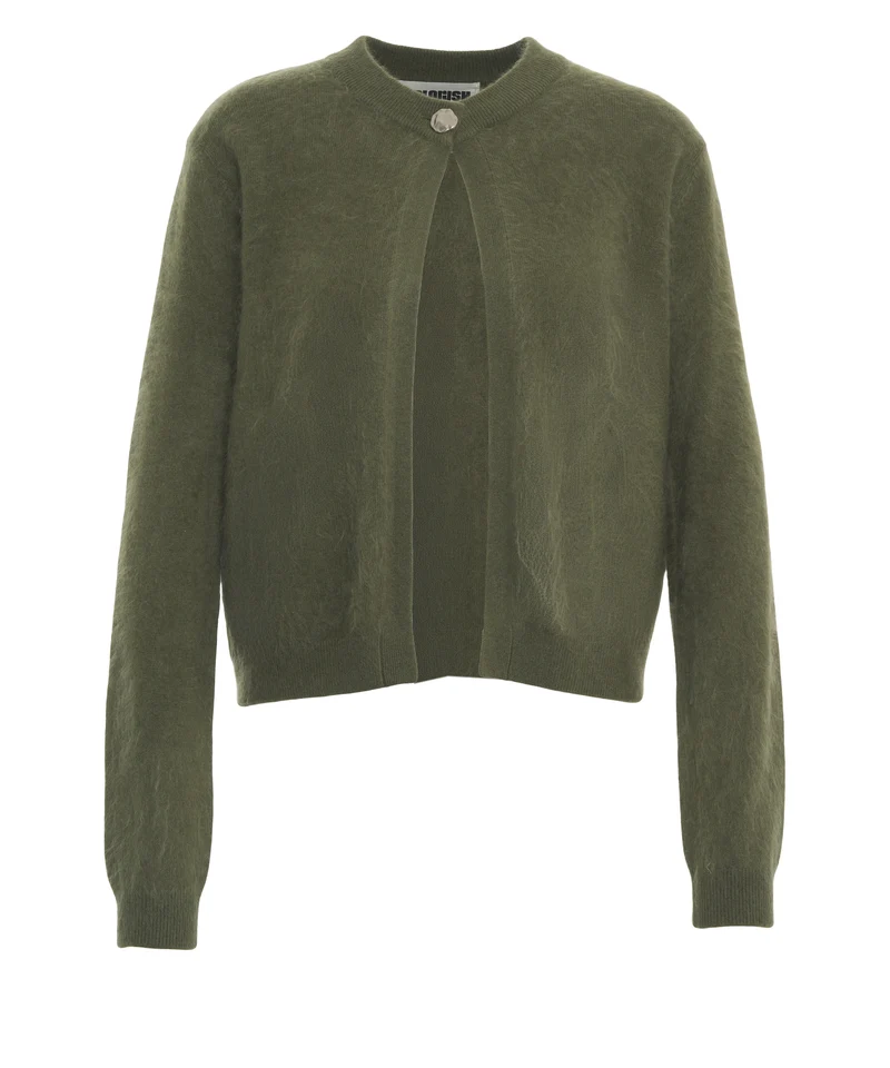 Cardigan in cashmere 'Brushed'