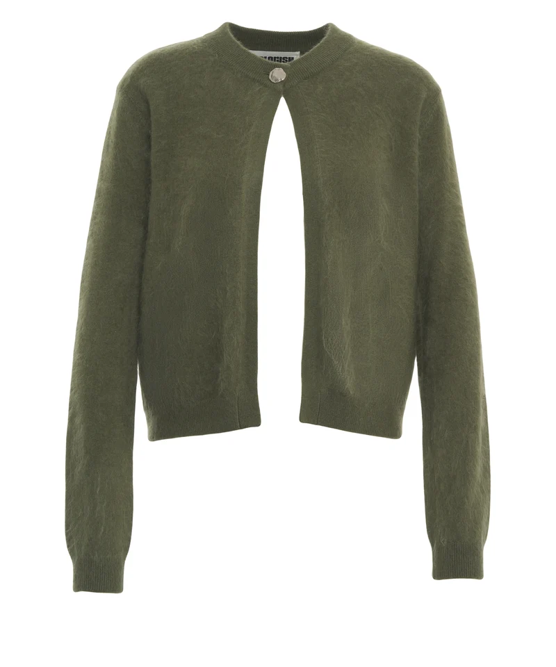 Cardigan in cashmere 'Brushed'