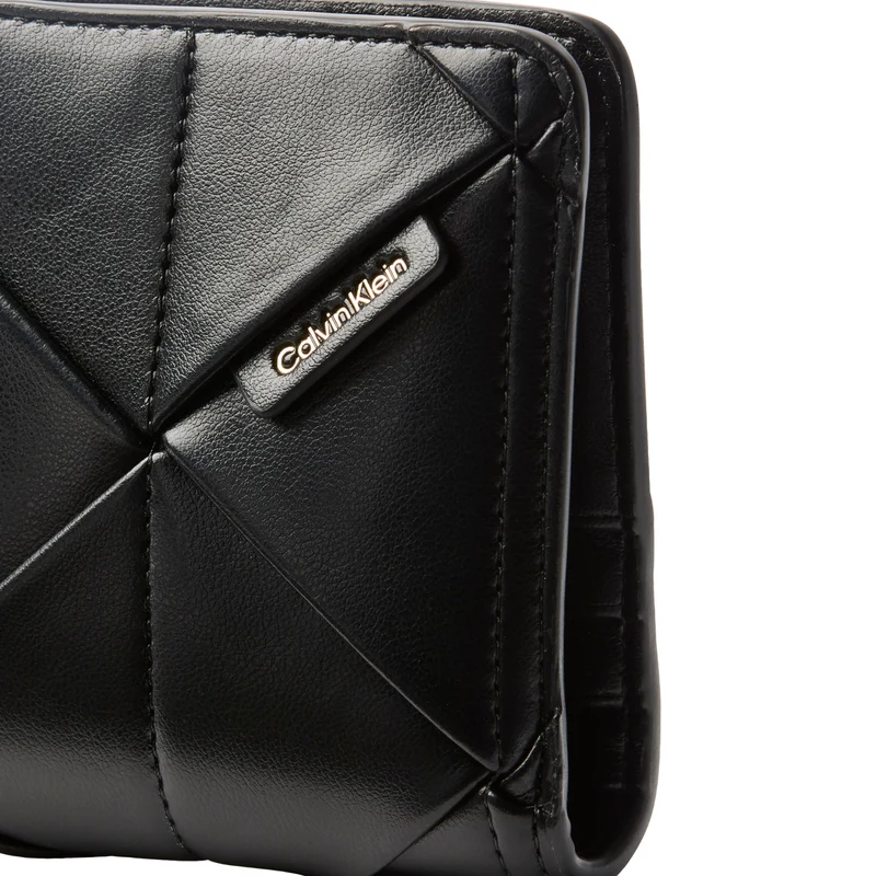 Calvin Klein Woven - Cartera 8cc (black)