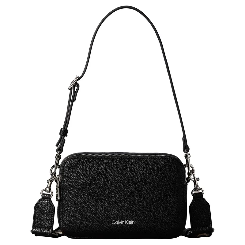 Calvin Klein Webbing Camera Bag - Bolso bandolera 19.5 cm (black)