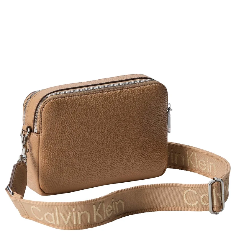 Calvin Klein Webbing Camera Bag - Bolso bandolera (tannin)
