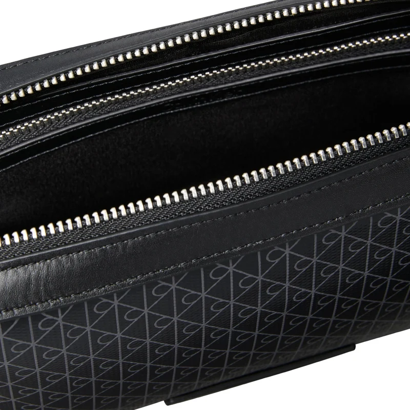 Calvin Klein Emblem AOP - Cartera 20 cm (black)