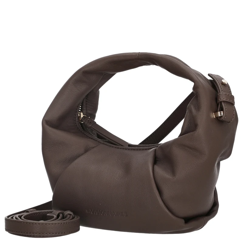 Les Visionnaires Greta Mini Essential Soft Grainy - Bolso bandolera 23 cm (chocolate)
