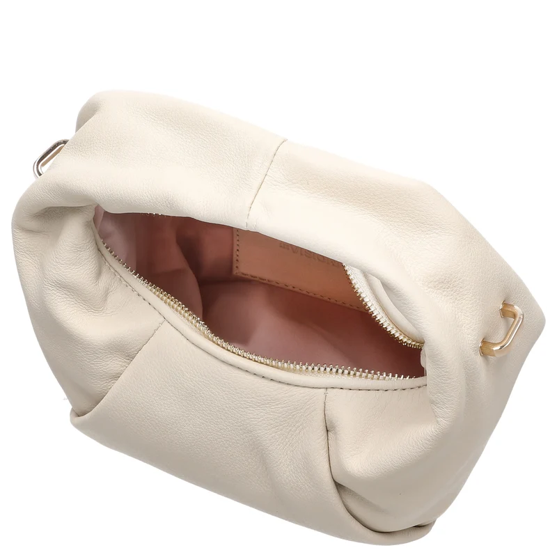 Les Visionnaires Greta Mini Essential Soft Grainy - Bolso bandolera 23 cm (vanilla)