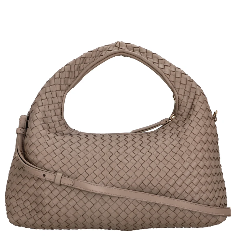 Les Visionnaires Sadie Grande Weave Silky - Bolso de mano 40 cm (cappuccino beige)