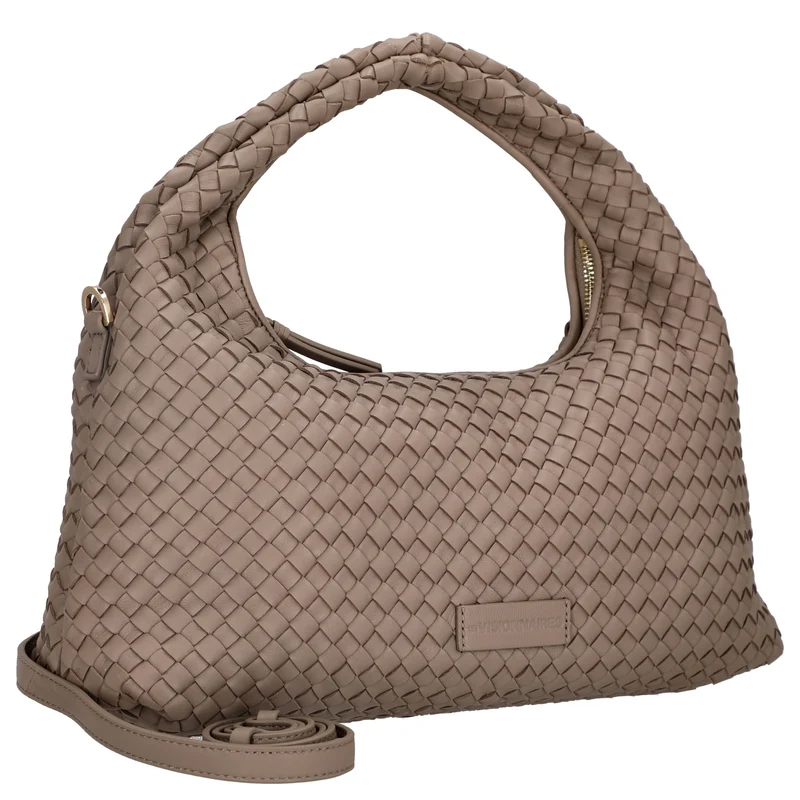 Les Visionnaires Sadie Grande Weave Silky - Bolso de mano 40 cm (cappuccino beige)