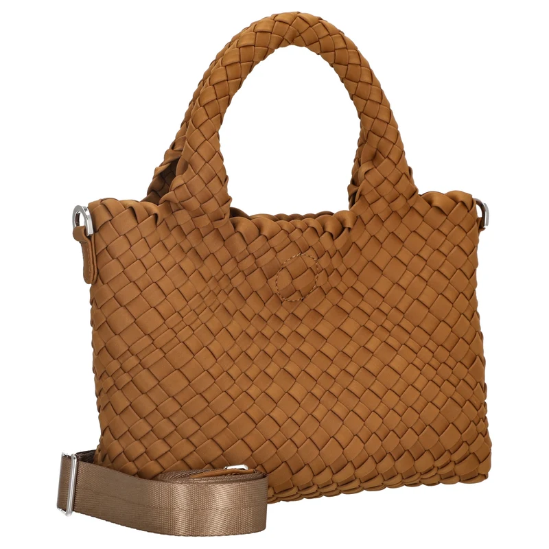 Les Visionnaires Elia Petite Neoweave - Bolso de mano 30 cm (cognac)