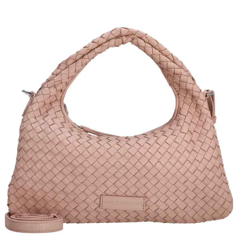 Les Visionnaires Sadie Weave Silky - Bolso de mano 37 cm (rose quartz)