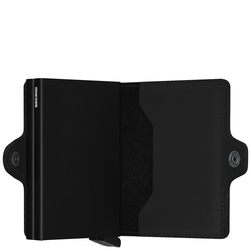 Secrid Matte Twinwallet - Cartera 12cc 7 cm RFID (black)