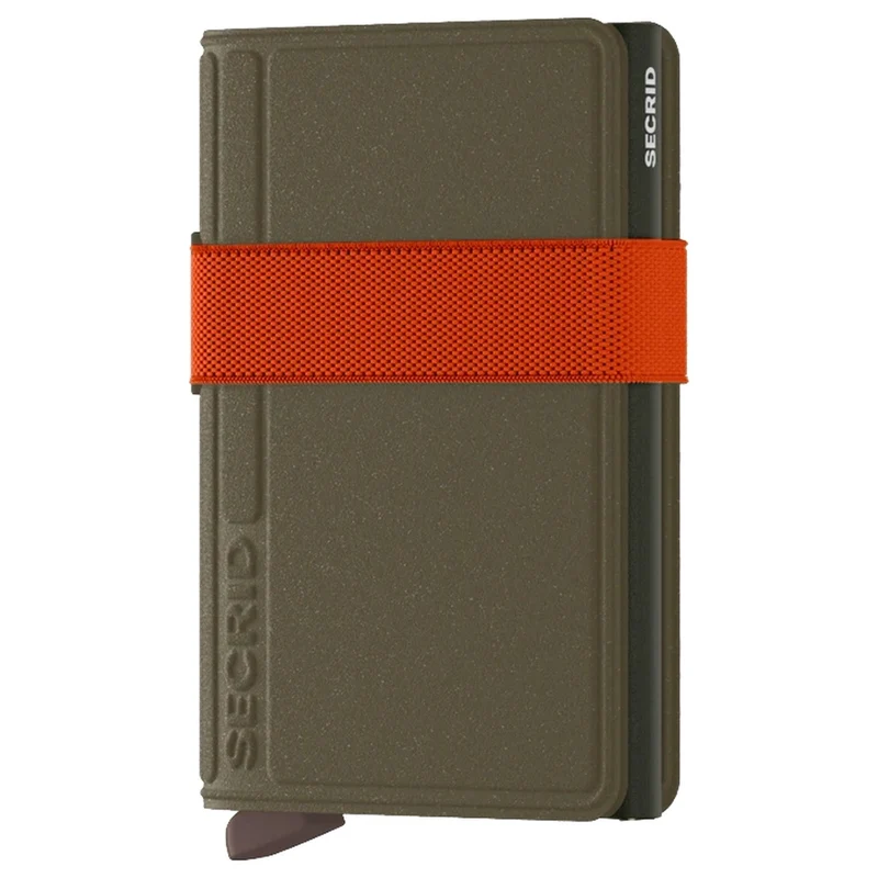 Secrid Liba Bandwallet - Cartera 6cc 10.2 cm RFID (green-orange)
