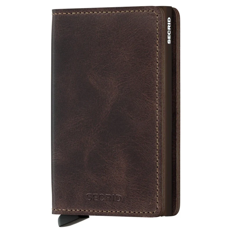 Secrid Vintage Slimwallet - Cartera RFID 6.8 cm (chocolate)
