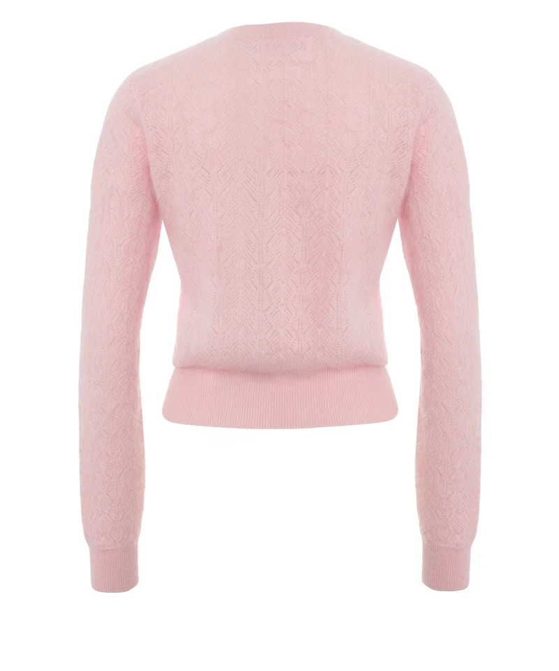 Maglione in kaschmir 'Brushed'