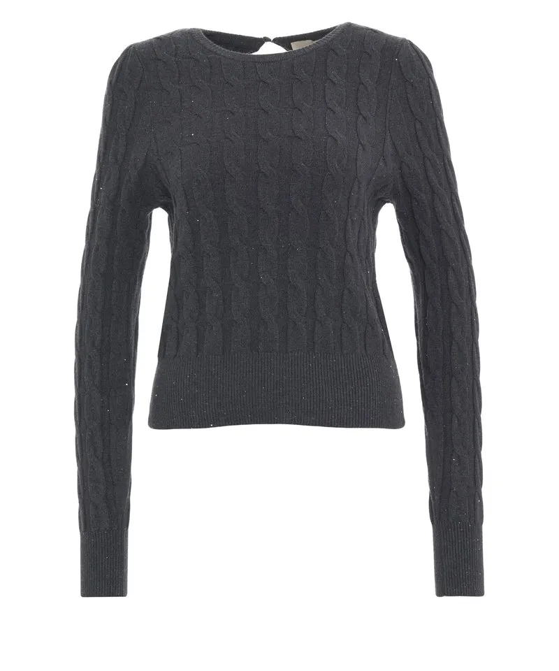 Maglione a trecce