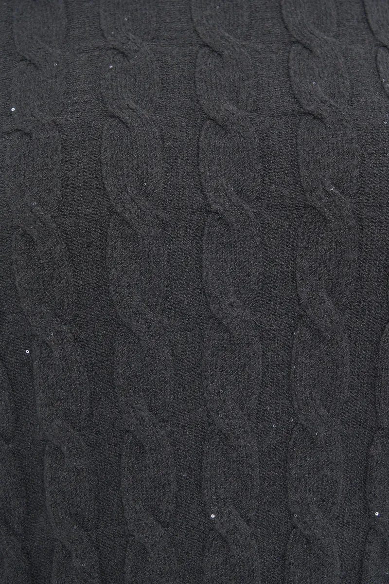 Maglione a trecce