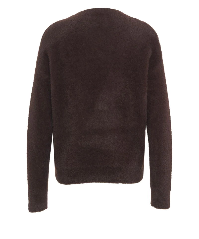 Pullover con scollo a v