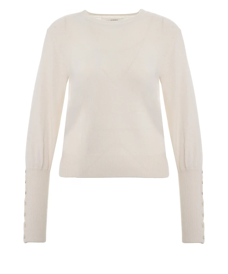 Maglione in cashmere 'Mocha'