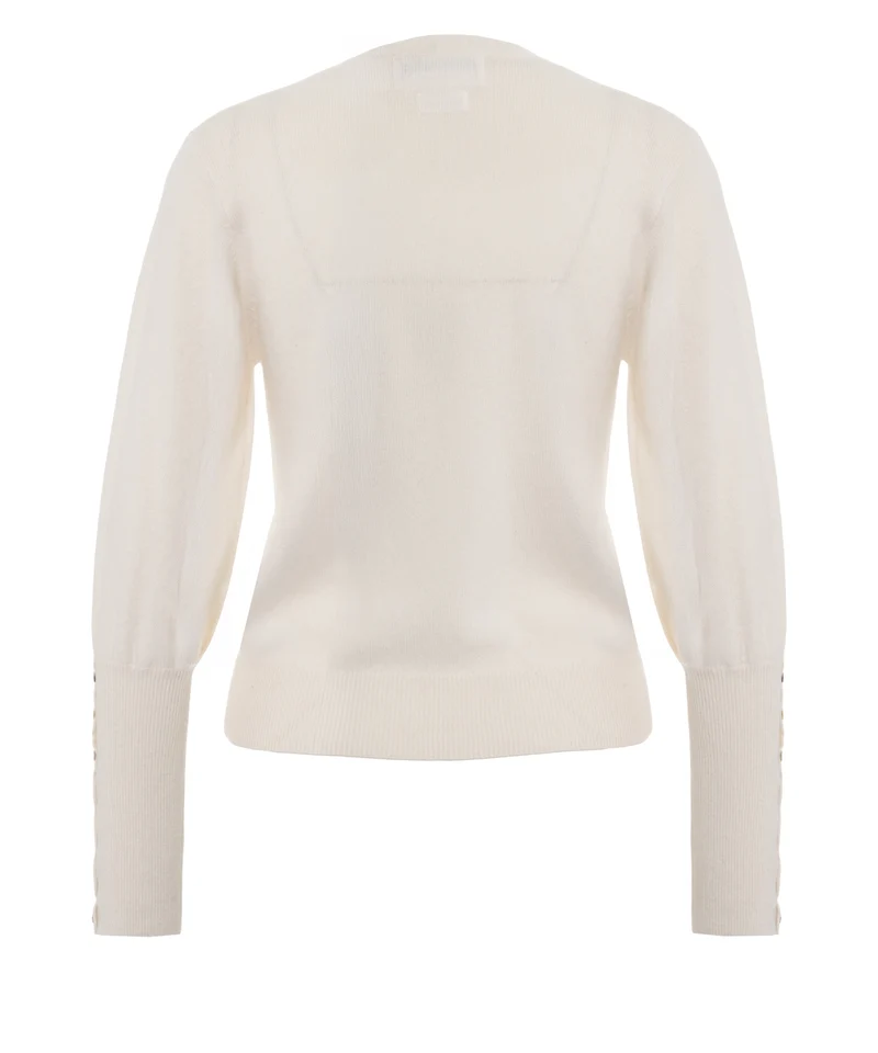 Maglione in cashmere 'Mocha'
