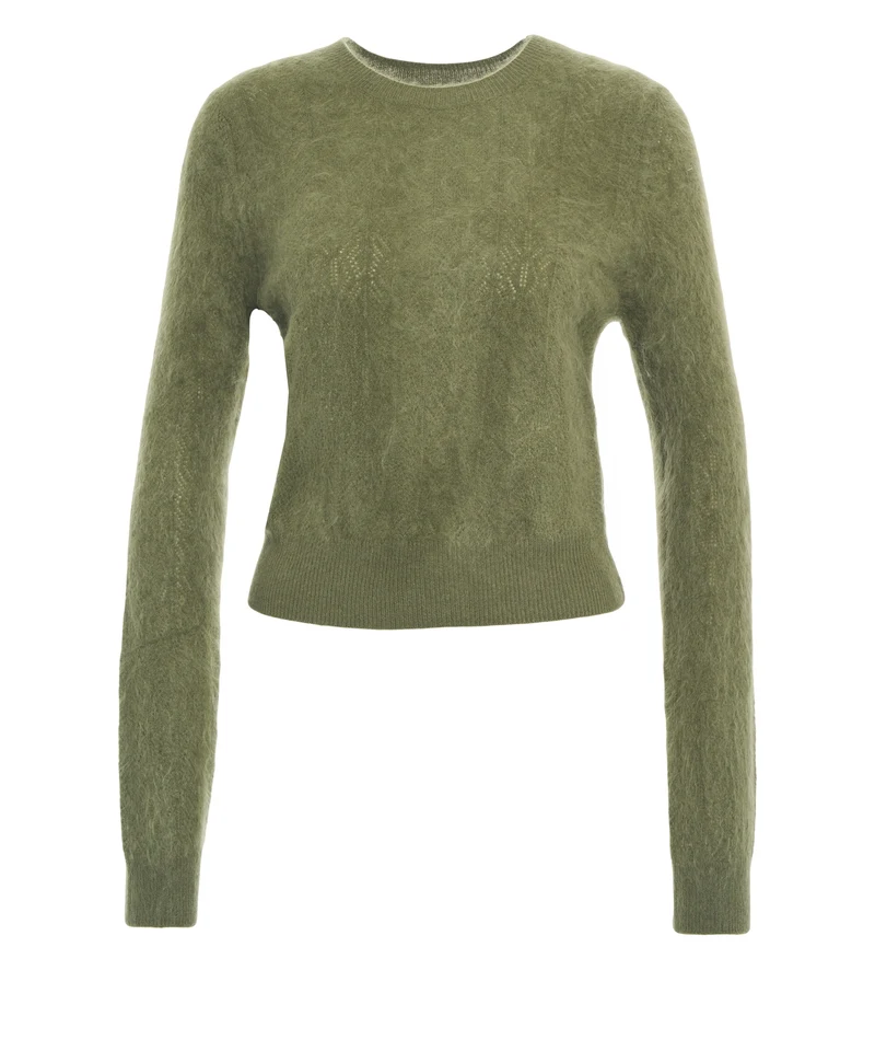 Maglione in kaschmir 'Brushed'