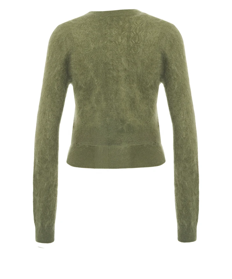 Maglione in kaschmir 'Brushed'