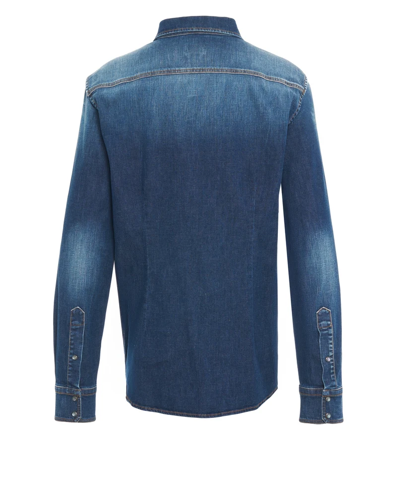 Camicia con tasche a pattina