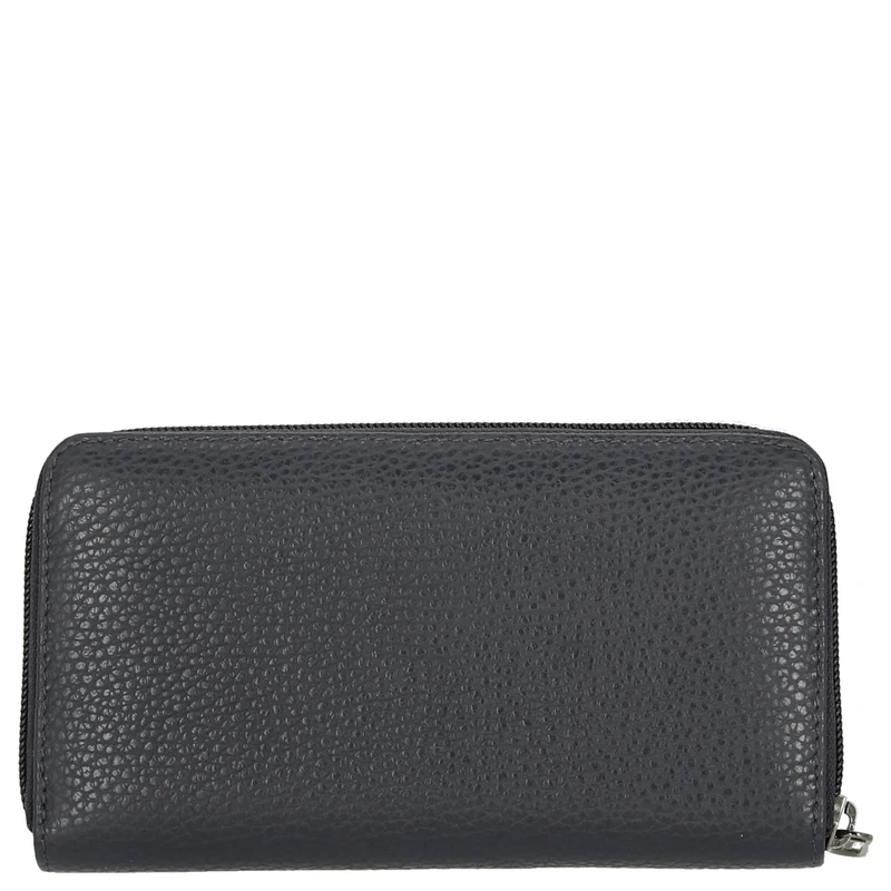 Mandarina Duck Mellow Leather - Cartera 12cc 19 cm (dress blue)