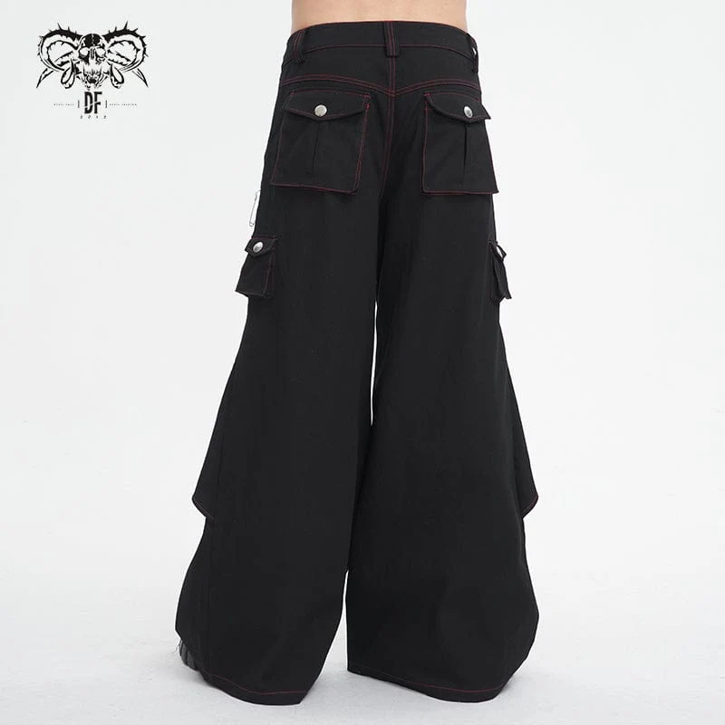 Gothic-Schlaghose mit Nieten für Herren